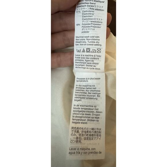 Madewell Women’s Ruffle-Strap Smocked Rainbow Stripe Midi Dress Size M - Picture 10 of 11